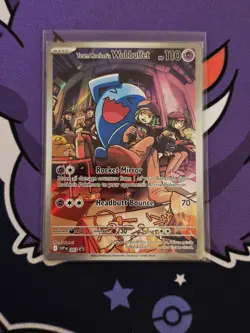 Pokemon TCG Team Rocket's Wobbuffet SVP 203 Destined Rivals ETB Promo NM - Image 1