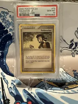 Pokemon TCG Fieldworker EX Legend Maker 73 Regular Uncommon - POP 18 - PSA 10 - Image 1