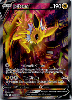 Pokemon TCG Jolteon V Sword & Shield SWSH183 Alternate Alt Art NM-MINT - Image 1