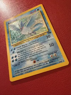 Pokemon - Articuno - Fossil 2/62 - HP - HOLO - VINTAGE - Unlimited - Image 3