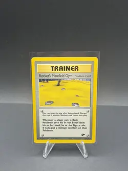 Pokemon TCG- 2000 Rocket’s Minefield Gym 119/132 Gym Challenge LP - Image 1