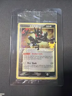 Greninja Gold Star Promo - SWSH144 Pokemon Holo Celebrations - SEALED - Image 2