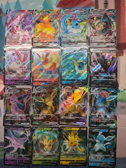 16PCS SWSH Cs4ac Eeveelutions V&VMax lot Pokemon TCG S-Chinese US SELLER - Image 1