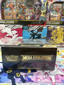 Pokemon: TCG Mega Evolutions Lucario Elite Trainer Box ETB Factory Sealed - Image 3