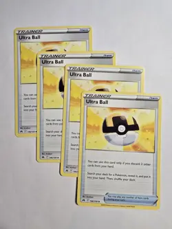 X4 Ultra Ball 146/159 Playset Crown Zenith Regular Pokemon TCG - Image 1
