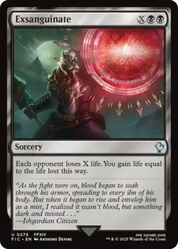 ~ Exsanguinate ~ NM ~ Commander: FINAL FANTASY ~ MTG ~ - Image 1