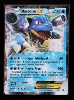 Blastoise EX 17/83 Ultra Rare Generations Pokemon Card - Image 1