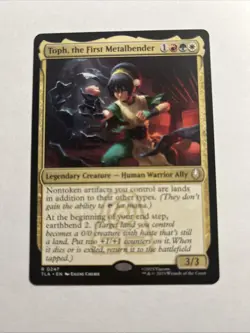 Toph, the First Metalbender - Avatar: The Last Airbender MTG Plus Bonus Card!!! - Image 1