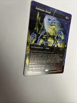 Animate Dead Borderless Rainbow Foil Card #2189 MTG - Image 5