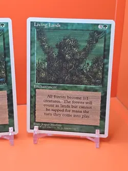 🟢🟢🟢 (4) 1995 Magic The Gathering LIVING LANDS 4TH EDITION PLAYED 🟢🟢🟢 - Image 5