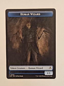 Human Wizard Emblem - Jace, Unraveler of Secrets Double-Sided Token Innistrad - Image 2
