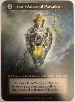 Four Waters of Paradise NM/M Unique Sorcery Contested Realm Arthurian Legends - Image 1