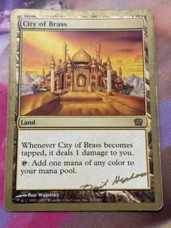 MTG - 1x City of Brass - World Championship Berlin LP/PL - Image 1