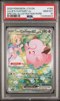PSA 10 Lillies Clefairy ex 184/159 SIR Journey Together Pokemon Card - Image 1
