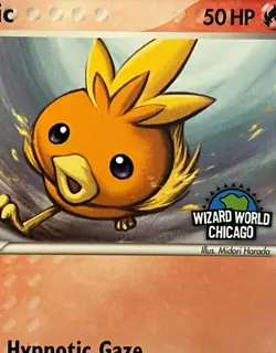 Pokemon TCG- Torchic Wizard World Chicago Rare Promo 2005 Ex Emerald #69 -NM - Image 2