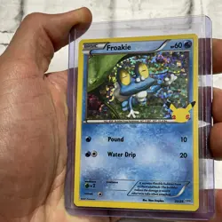 Pokemon TCG Froakie 22/25 McDonald's 25th Celebrations Holo NM Nintendo Pokemon - Image 2