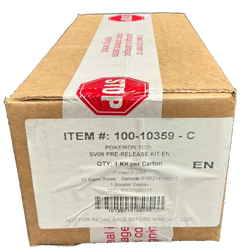 POKEMON TCG JOURNEY TOGETHER SV09 PRE-RELEASE KIT FACTORY SEALED CASE (D) - Image 1