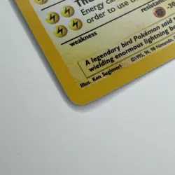 Pokemon Base Set, Zapdos, Rare, Holo, 16/102, LP - Image 5