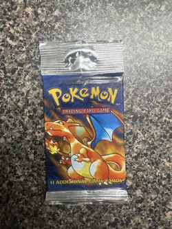1999 Pokemon Charizard Art Base Set Booster Pack! Factory Sealed! - Image 1