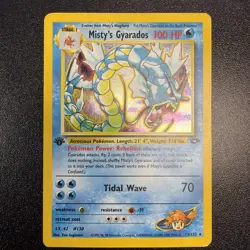 Pokemon TCG Misty's Gyarados Holo Gym Challenge 13/132 First Edition HP-DMG JY - Image 1