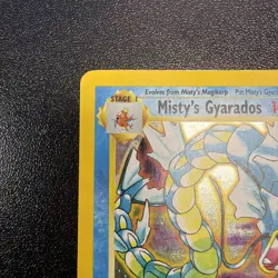 Pokemon TCG Misty's Gyarados Holo Gym Challenge 13/132 First Edition HP-DMG JY - Image 2