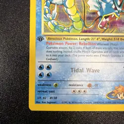 Pokemon TCG Misty's Gyarados Holo Gym Challenge 13/132 First Edition HP-DMG JY - Image 5