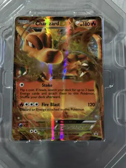 Encased 2014 Pokemon Black Star Promo Charizard EX #XY29 - Image 2