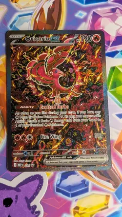 ORICORIO EX 024 Black Star Charizard UPC Promo Pokemon TCG Phantasmal Flames - Image 1
