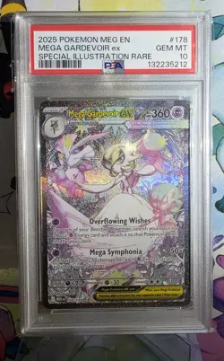 Mega Gardevoir ex 178/132 Pokemon Mega Evolution SIR PSA 10 - Image 1
