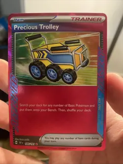 Precious Trolley (Ace Spec) 185/191 Surging Sparks Pokemon TCG Card - Image 1