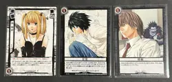 Death Note Trading Cards Set Of 3 (Misa, L, Light Feat. Ryuk) - Image 1