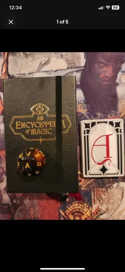 Encyclopedia Secret Lair D26 Die, Book, And Alphabet Cards MTG - Image 1