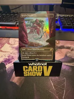 Ketria Triome foil borderless MTG single, Ikoria: Lair of Behemoths IKO, 310 R - Image 1