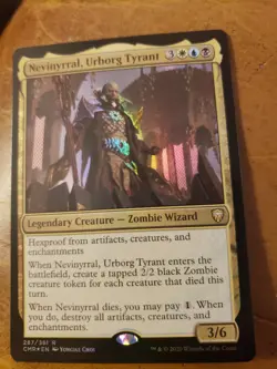 MTG Commander Legends CMR Nevinyrral Urborg Tyrant R 287 FOIL - Image 2