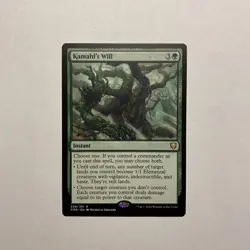 KAMAHL'S WILL COMMANDER LEGENDS MTG GREEN INSTANT RARE NM - Image 4