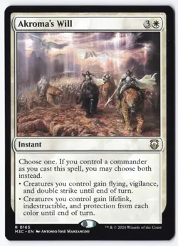 Akroma's Will R Commander: Modern Horizons 3 165 NM - Image 1