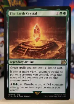 MTG The Earth Crystal R 0184 Regular Final Fantasy Magic the Gathering NEW - Image 1