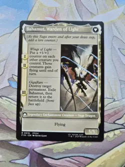 Dion, Bahamut’s Dominant/Bahamut, Warden Of Light (0016) MTG, Final Fantasy NM - Image 2