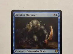 AMPHIN MUTINEER COMMANDER LEGENDS MTG BLUE CREATURE RARE NM - Image 2