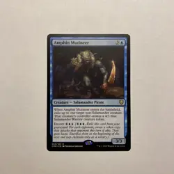 AMPHIN MUTINEER COMMANDER LEGENDS MTG BLUE CREATURE RARE NM - Image 4
