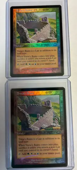 Treva's Ruins x2 2001 Planeshift FOIL Colorless Uncommon Land MTG NM AZ1 - Image 1