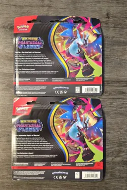 2 Pokemon TCG: Phantasmal Flames 3 Pack Triple Blisters Featuring Weavile Promo - Image 2