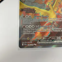 Pokemon TCG Team Rockets Moltres EX Card 208/182 Ultra Rare Full Art - Image 5
