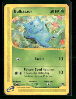 2002 Pokemon Bulbasaur 094/165 Expedition Base Set Regular MP - Image 1
