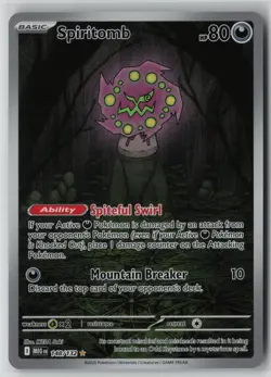 Spiritomb 148/132 Pokemon Mega Evolution Illustration Rare Near Mint Card (NM) 2 - Image 1