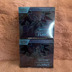 Pokemon TCG Phantasmal Flames ETB Lot Of 2 - Image 1