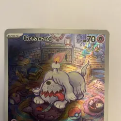 Pokemon TCG Greavard 214/198 S&V Base Set Illustration Rare Near Mint Condition - Image 2