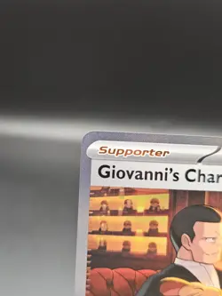Pokemon TCG IR - Giovanni's Charisma 204/165 Sv: Scarlet & Violet 151 Holo - Image 3