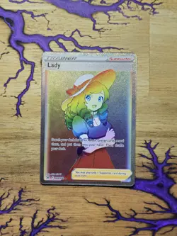 Pokemon Lost Origin Lady 208/196 Trainer Lost Origin Secret Rare Mint-Near Mint - Image 1