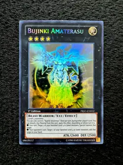 🔥YUGIOH • BUJINKI AMATERASU • GHOST RARE • 1st EDITION • PRIO-EN052 • VLP🔥 - Image 1